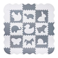 Plastica habszivacs puzzle, járóka, 34 db
