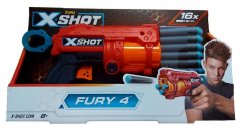 X-SHOT EXCEL Fury 4 con cañón giratorio y 16 cartuchos