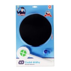 Set Căi ferate cehe plastic/fabric șapcă, fluier, clapetă