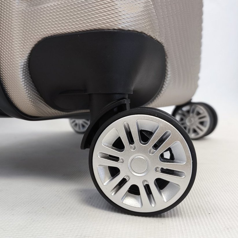 Bavy Cestovní kufr skořepinový 28" Circle Gold beige