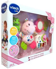 Vtech První dárek pro miminko CZ - růžový