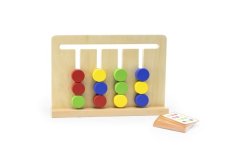 Jeu en bois - couleurs et formes