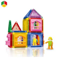 Jeu de construction magnétique 61 pièces