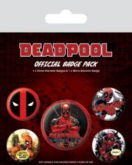 Set di distintivi Deadpool