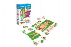 Alexander Pexi Play School® Az emberi test hajtogatása kreatív és oktató játék dobozban 16x25x5cm 4+
