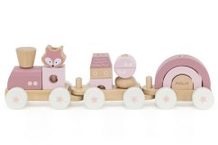 Trenuleț din lemn cu vulpe