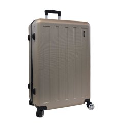 Bavy Cestovní kufr skořepinový 28" Stripes Gold beige