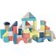 Vilac Cubes en bois colorés Canopée 54 pcs